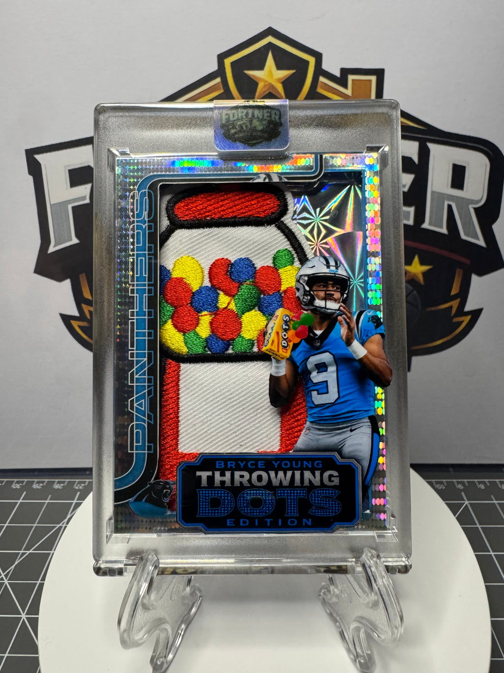 Bryce Young | Carolina Panthers | 1/1 Custom Card | Throwing Dots Edition