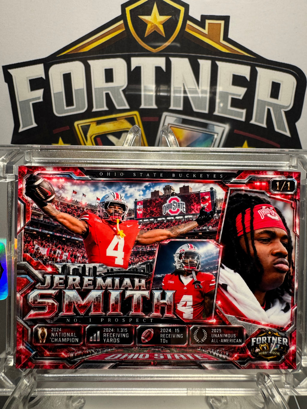 Jeremiah Smith | Ohio State Buckeyes | 1/1 Custom Card | The Prodigy Edition
