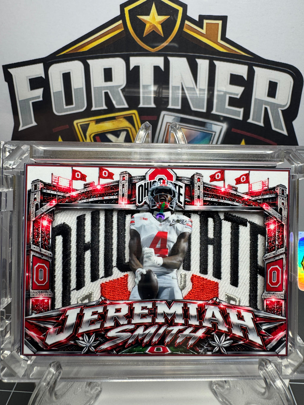 Jeremiah Smith | Ohio State Buckeyes | 1/1 Custom Card | National Champion Edition