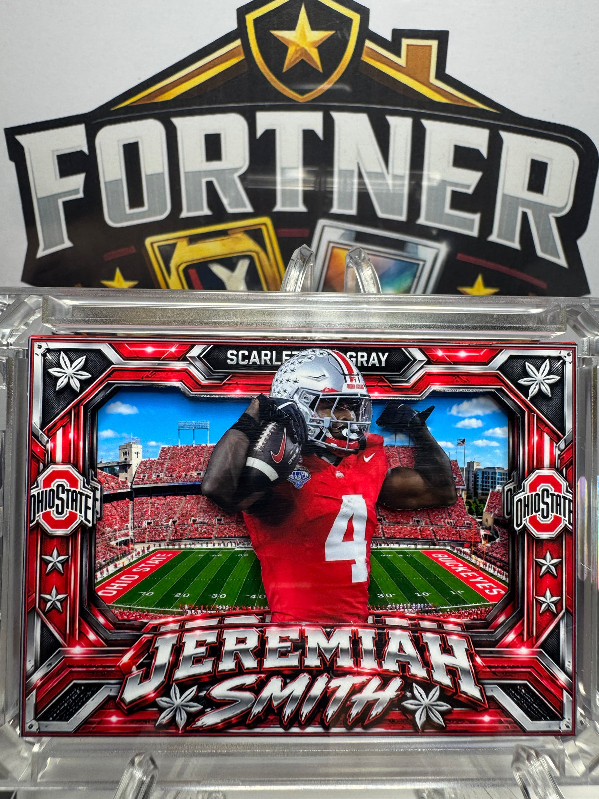 Jeremiah Smith | Ohio State Buckeyes | 1/1 Custom Card | Watch Me Flex Edition