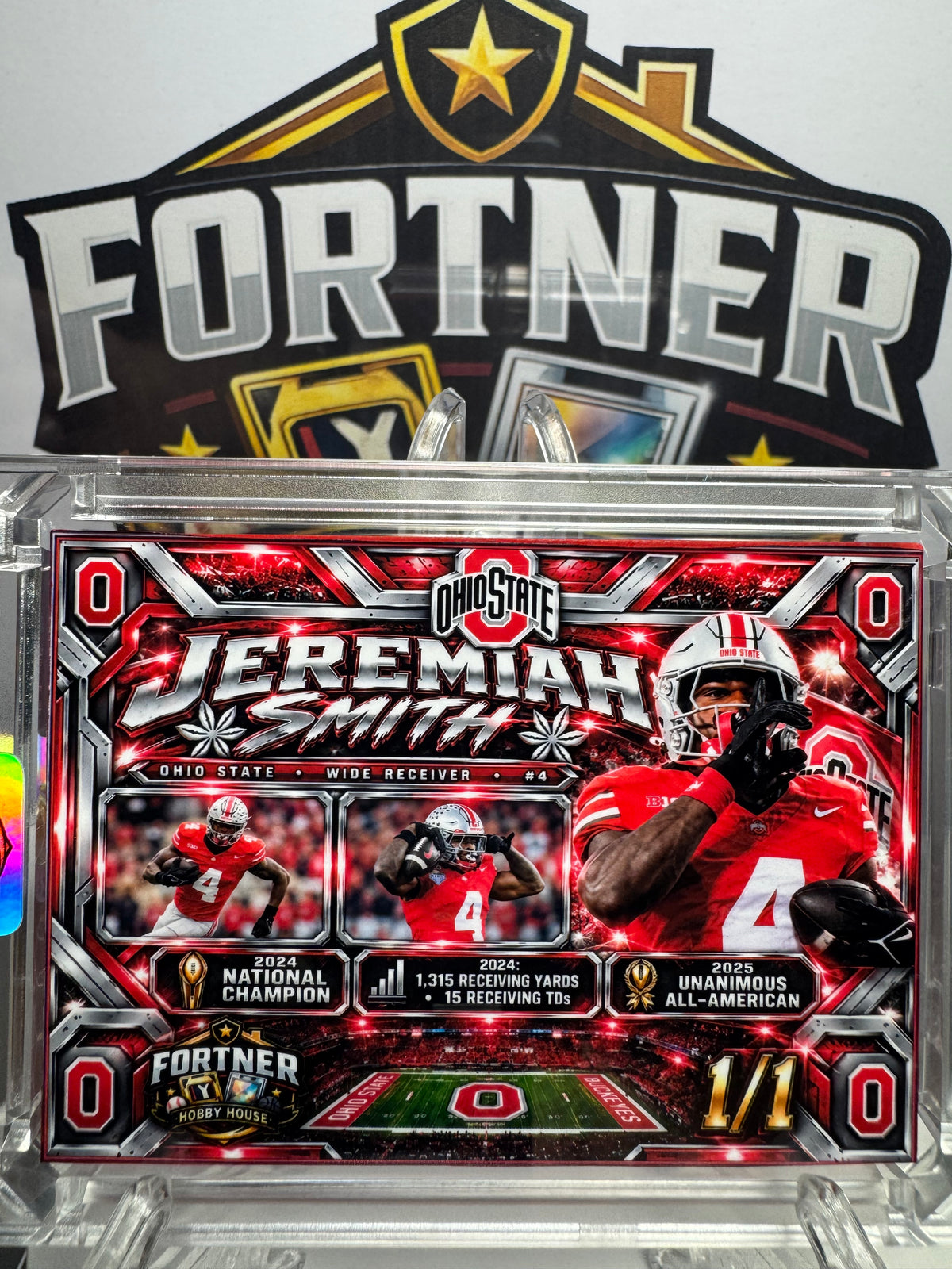 Jeremiah Smith | Ohio State Buckeyes | 1/1 Custom Card | The Catch Edition