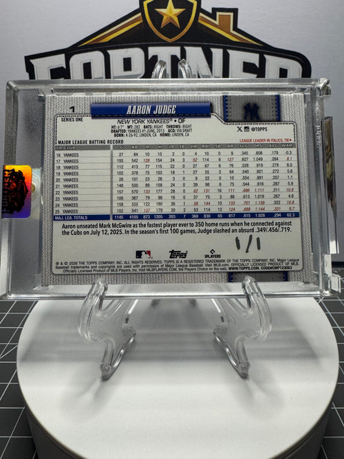 Aaron Judge | Yankees | 1/1 Custom Card | ALL RISE Edition