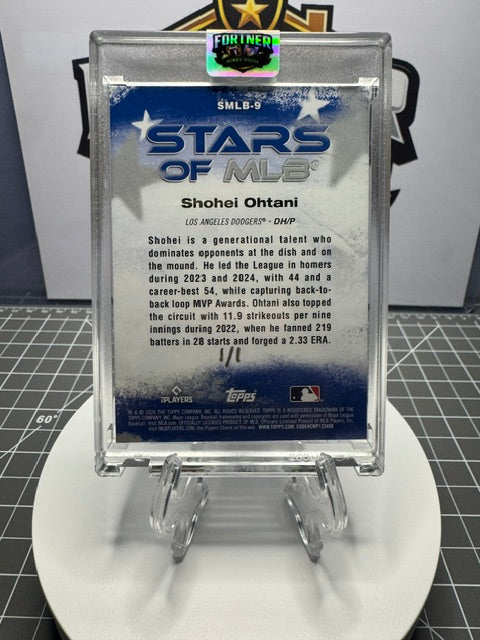 Shohei Ohtani | Dodgers | 1/1 Custom Card | Blue Palms Patch