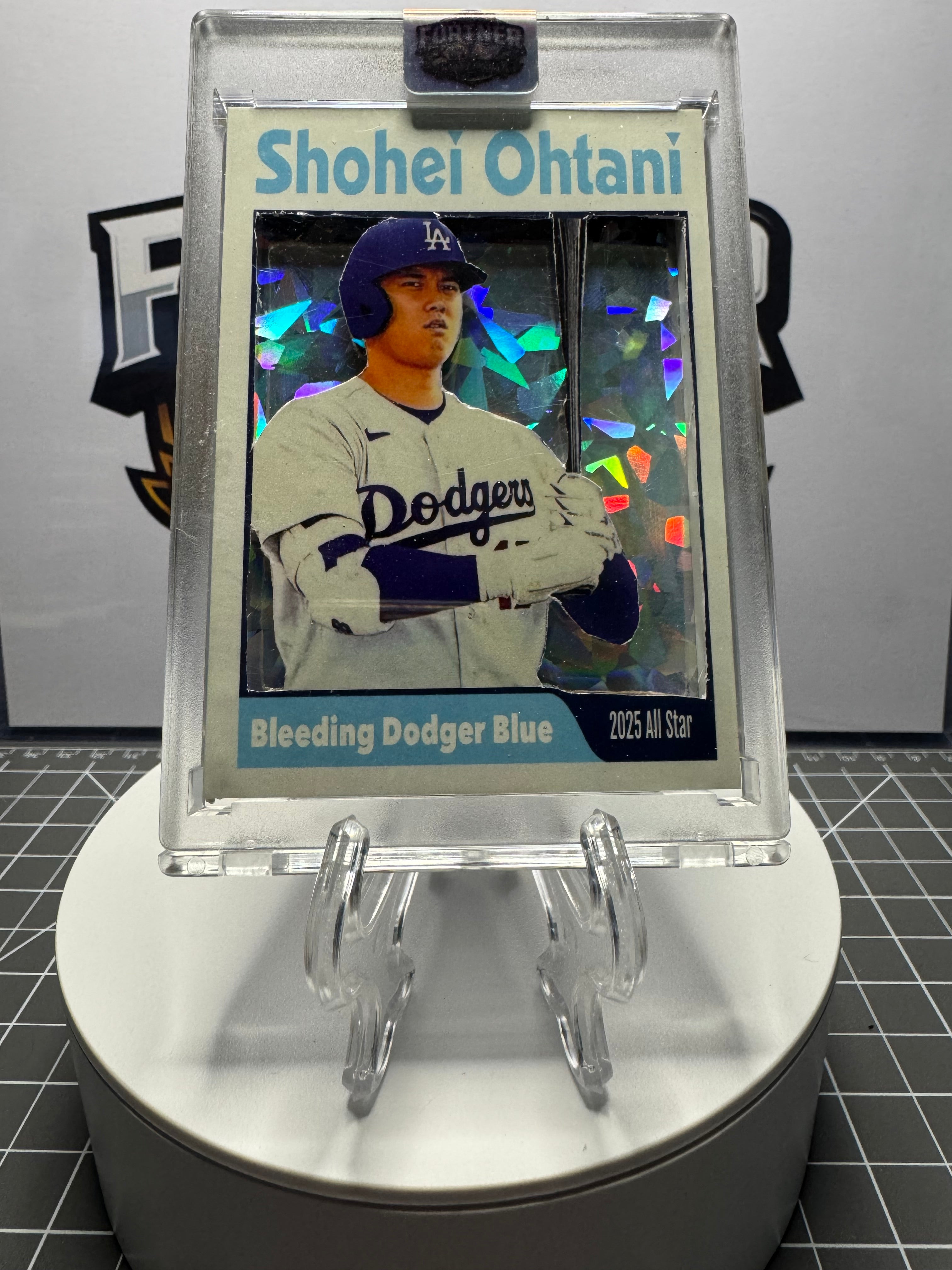 Shohei Ohtani | Dodgers | 1/1 Custom Card | Bleeding Dodger Blue