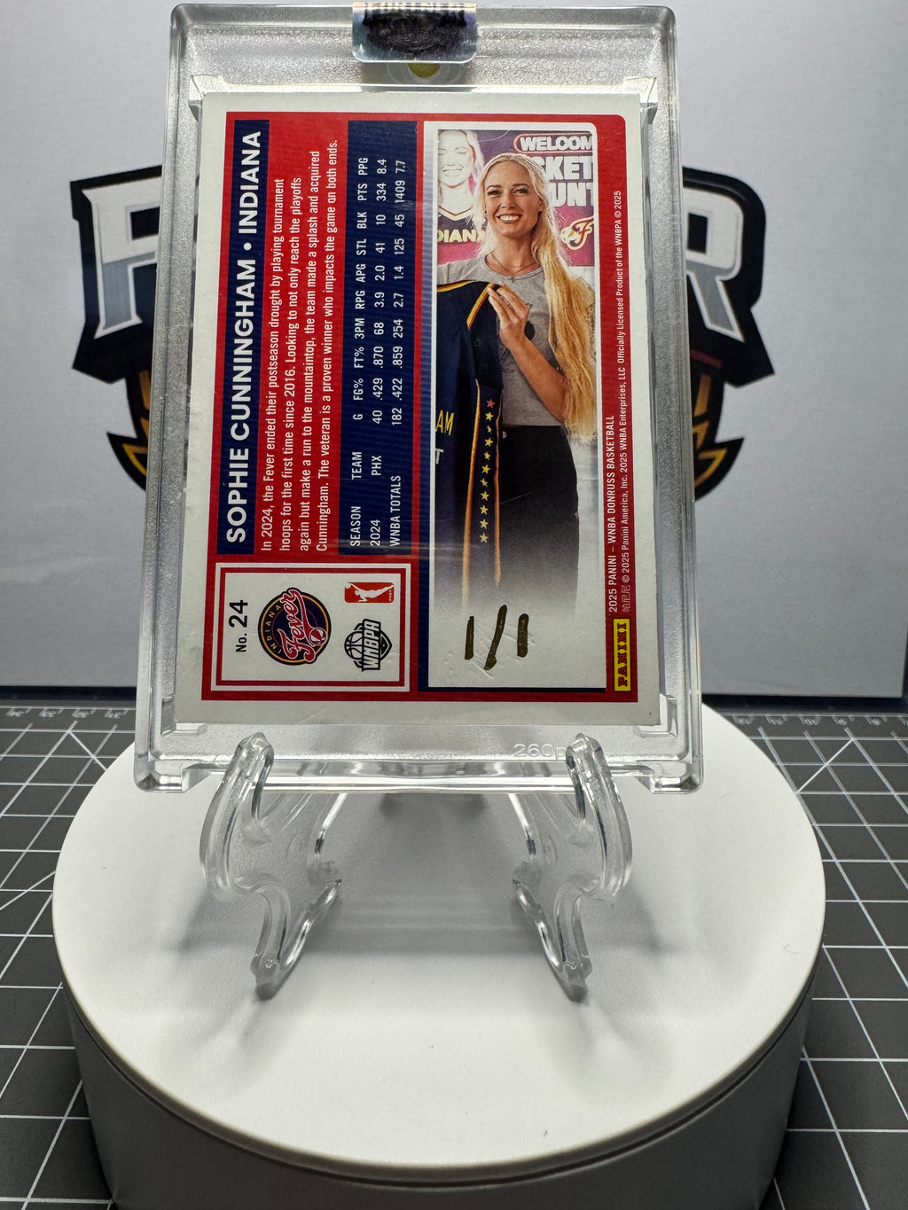 Sophie Cunningham | Indiana Fever | 1/1 Custom Card | Eat It Edition