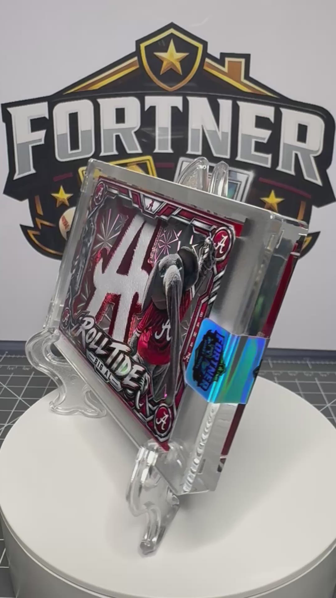 Big Al | Alabama Crimson Tide | 1/1 Custom Card | Roll Tide Edition