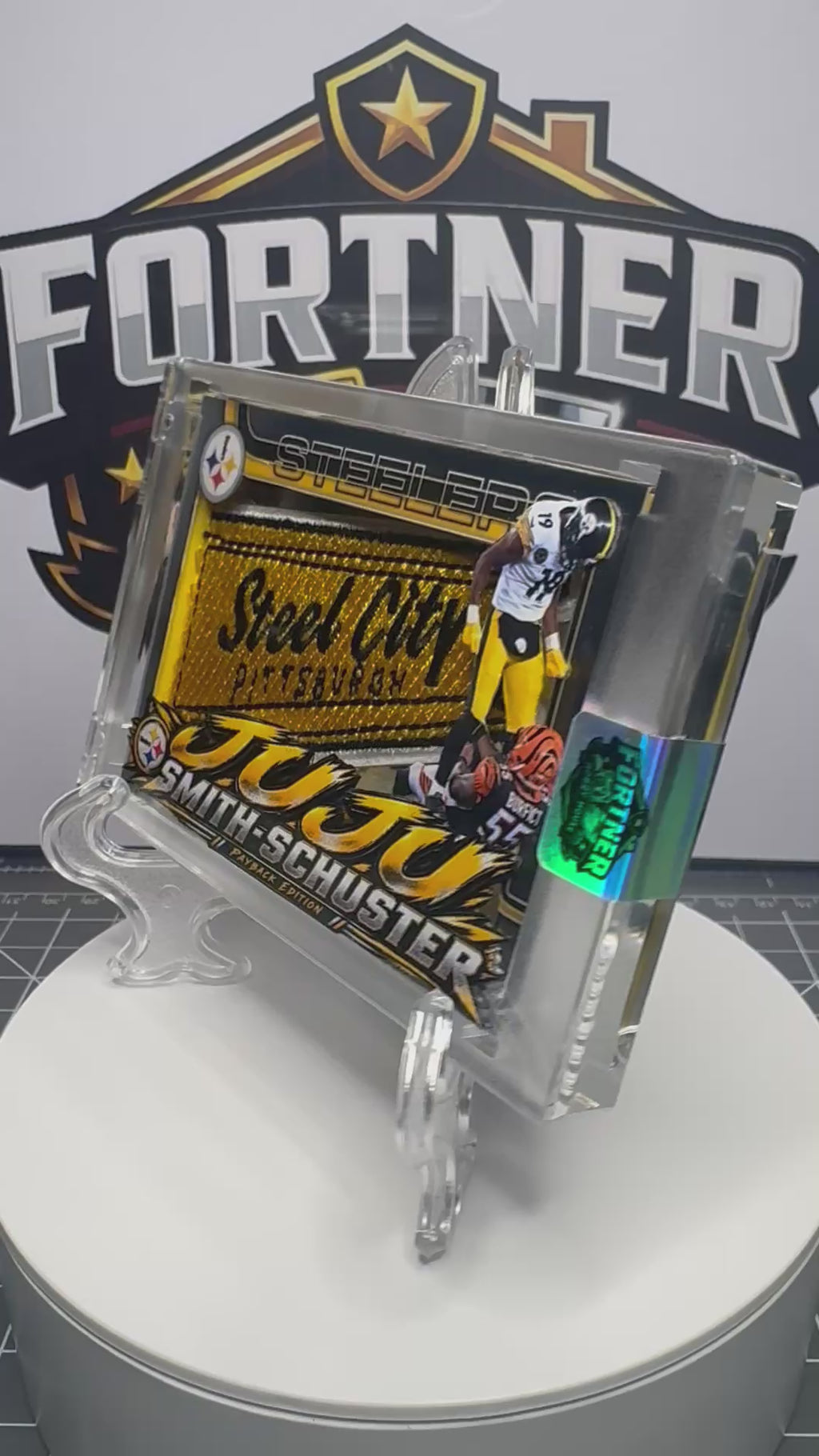 JuJu Smith-Schuster | Pittsburgh Steelers | 1/1 Custom Card | Payback Edition
