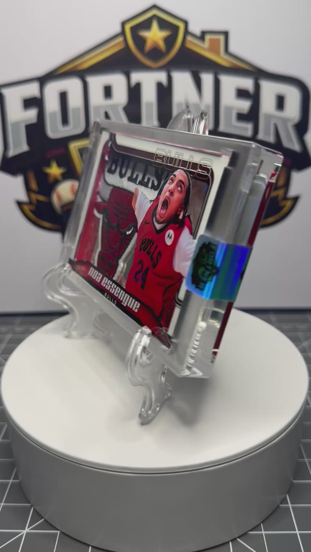 Noa Essengue | Chicago Bulls | 1/1 Custom Card | Reaction Edition