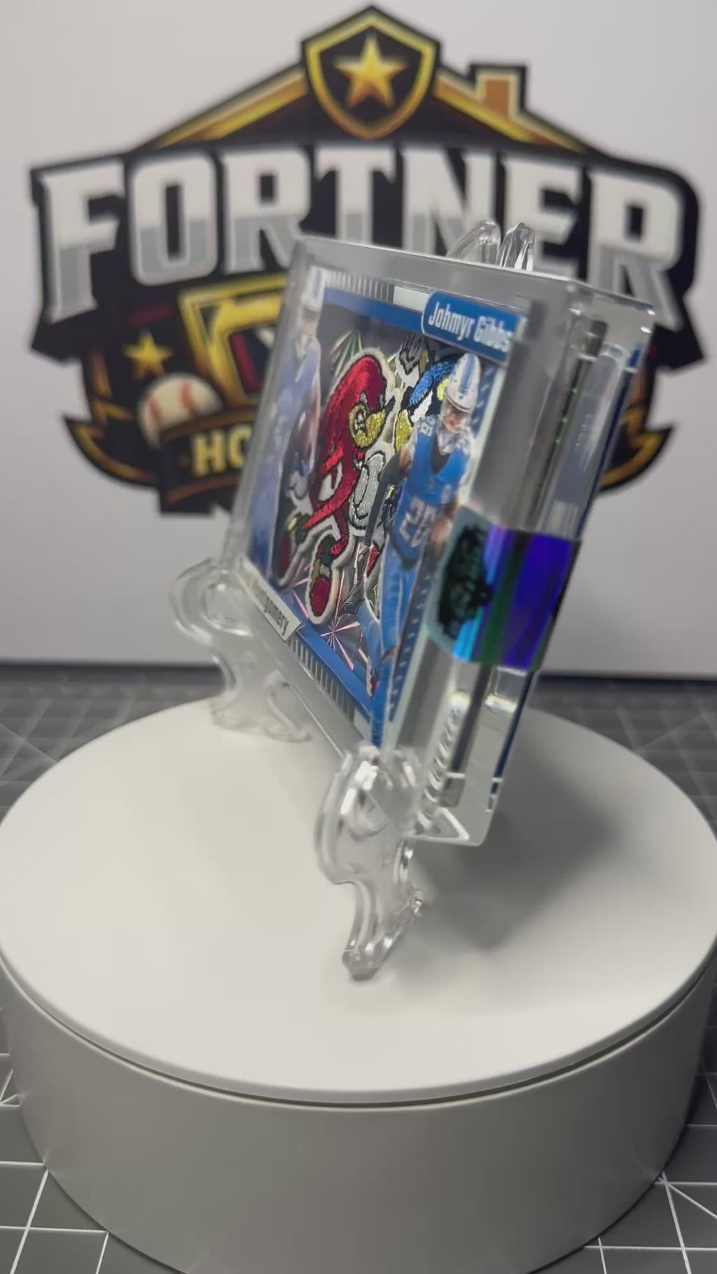 David Montgomery & Jahmyr Gibbs | Detroit Lions | 1/1 Custom Card | Sonic & Knuckles Edition