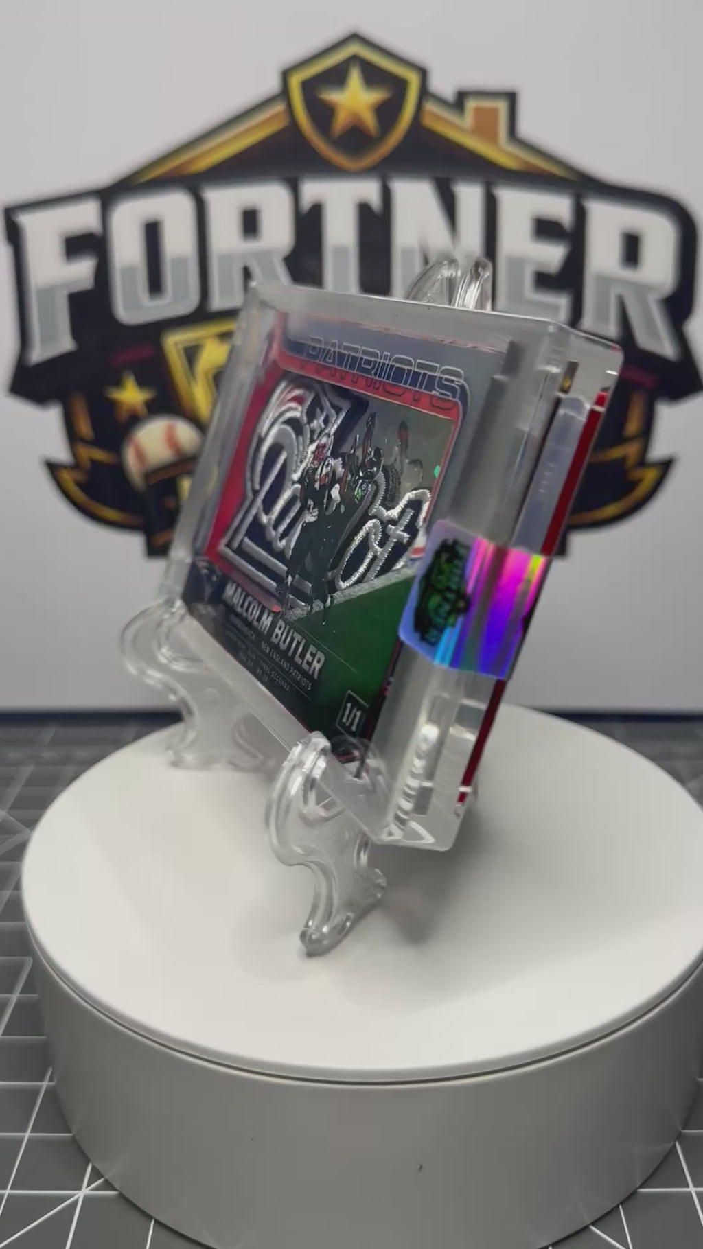 Malcolm Butler | New England Patriots | 1/1 Custom Card | Goal Line Pick Edition