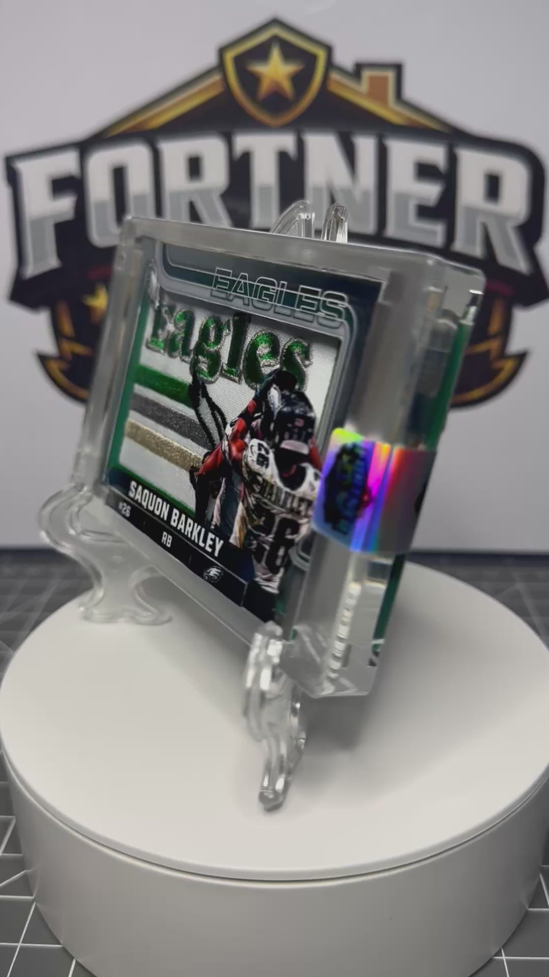 Saquon Barkley | Philadelphia Eagles | 1/1 Custom Card | All Heart Edition