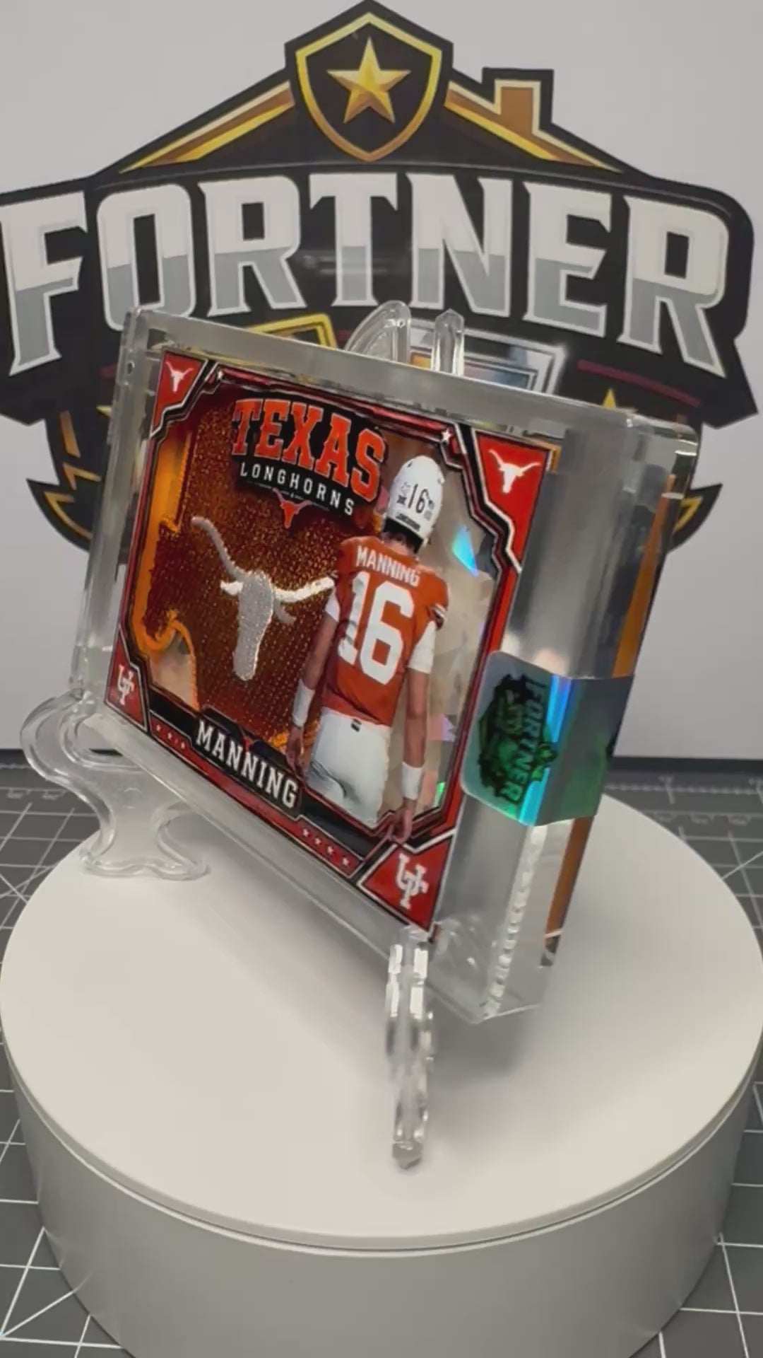 Arch Manning | Texas Longhorns | 1/1 Custom Card | The Future of Texas Edition