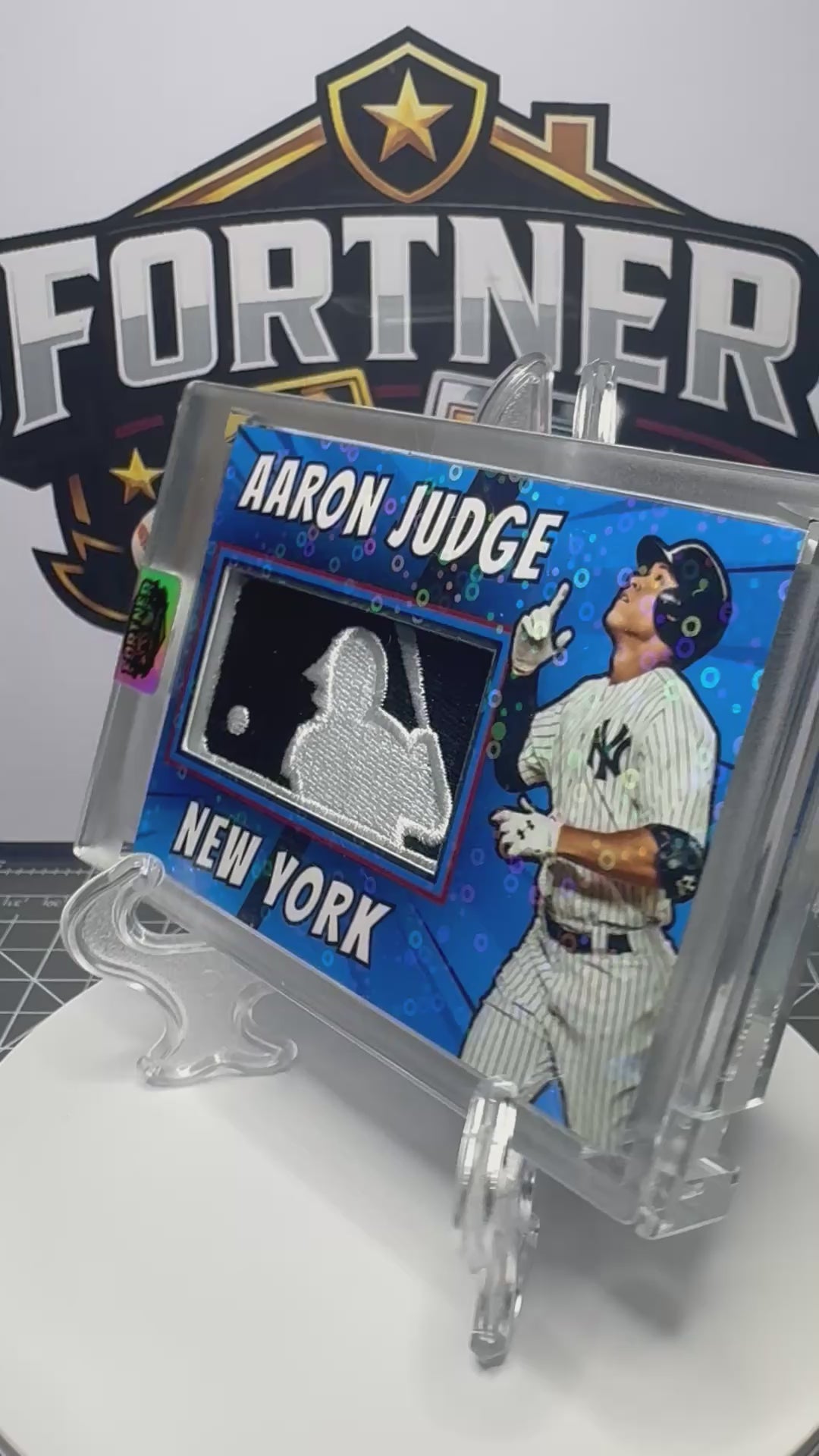 Aaron Judge | New York Yankees | 1/1 Custom Card | Glitter Edition