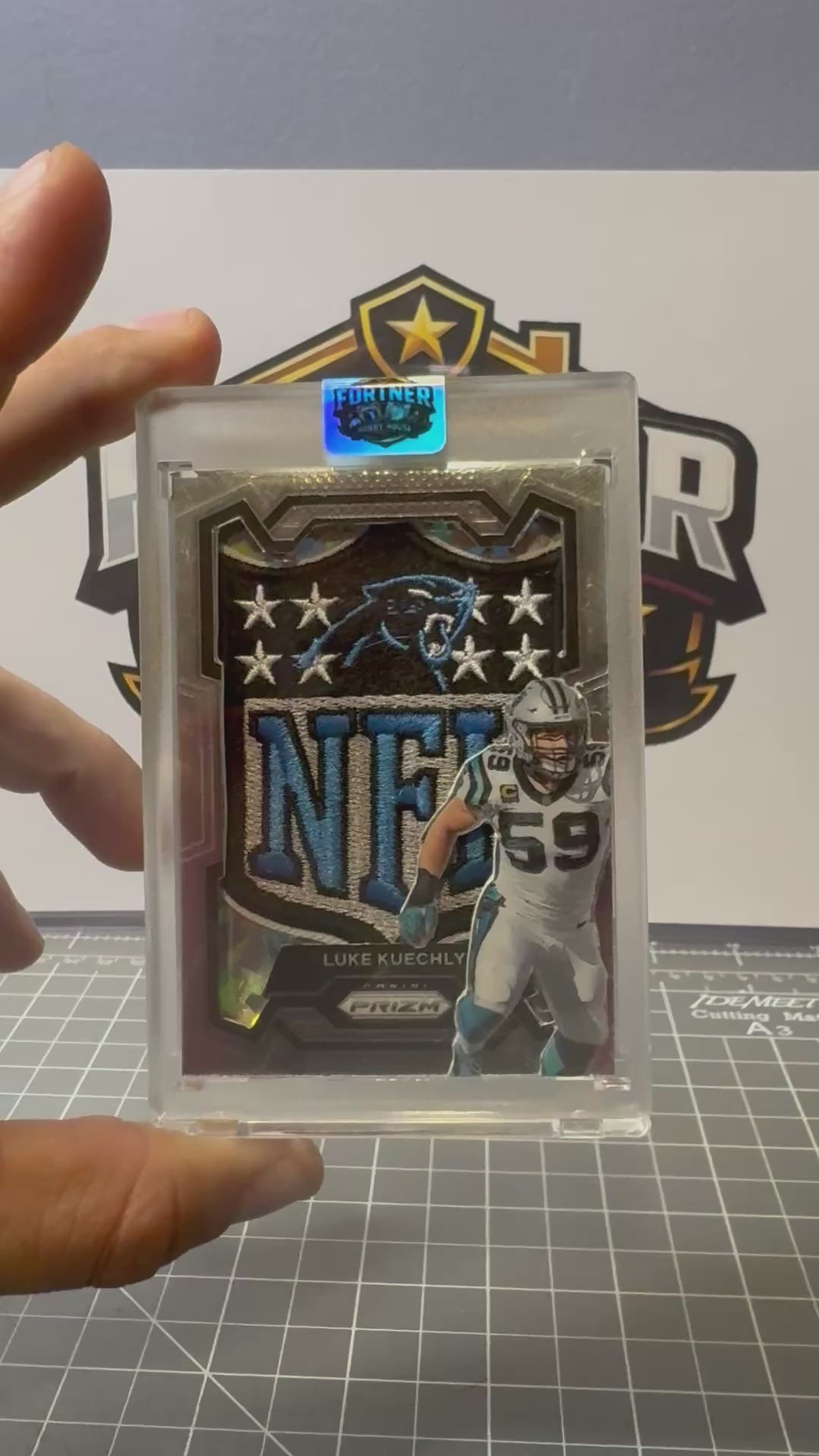 Luke Kuechly | Panthers| 1/1 Custom Card | Shield Edition