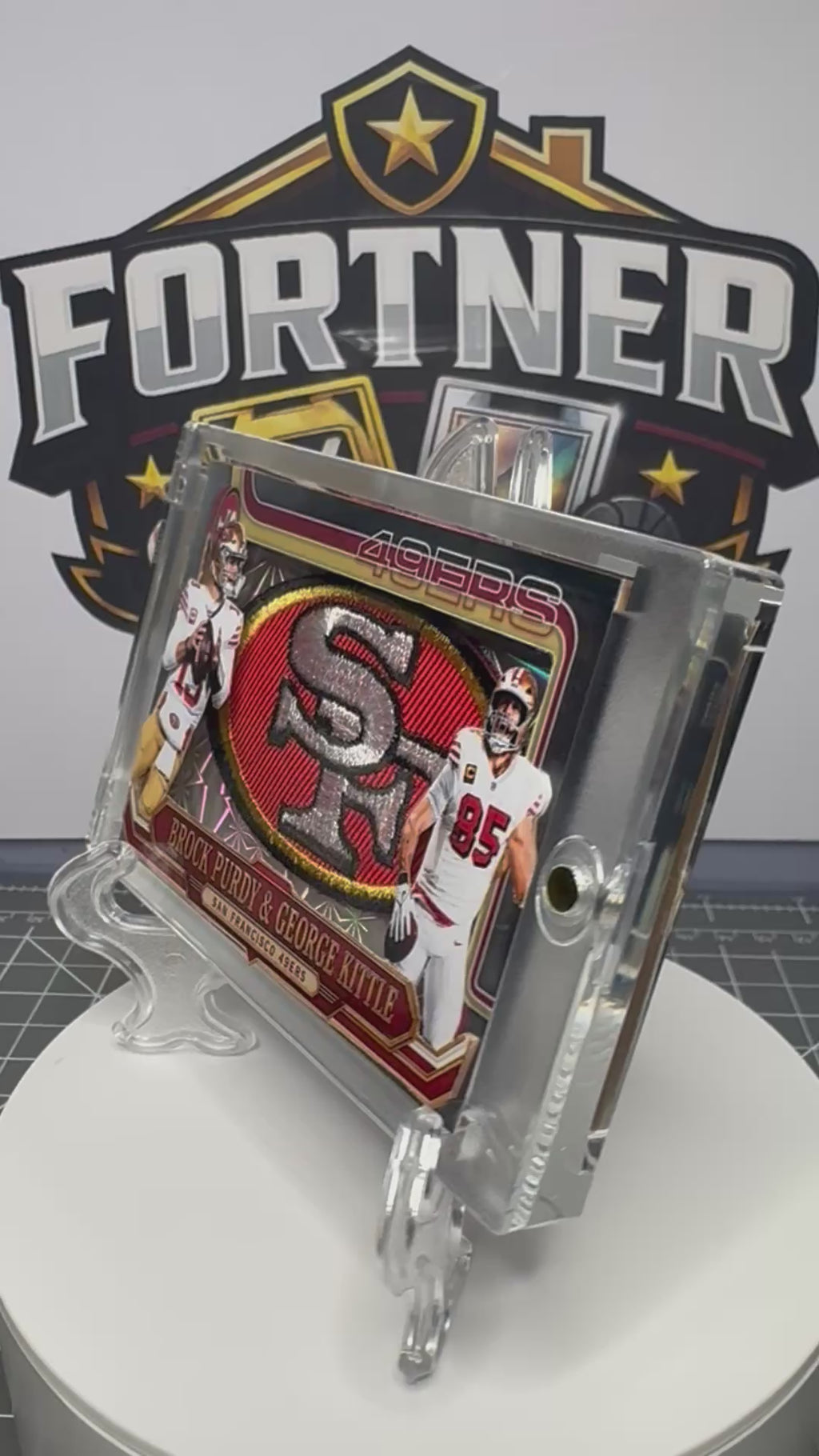 Brock Purdy & George Kittle | San Francisco 49ers | 1/1 Custom Card | Brothers. Leaders. Winners. Edition