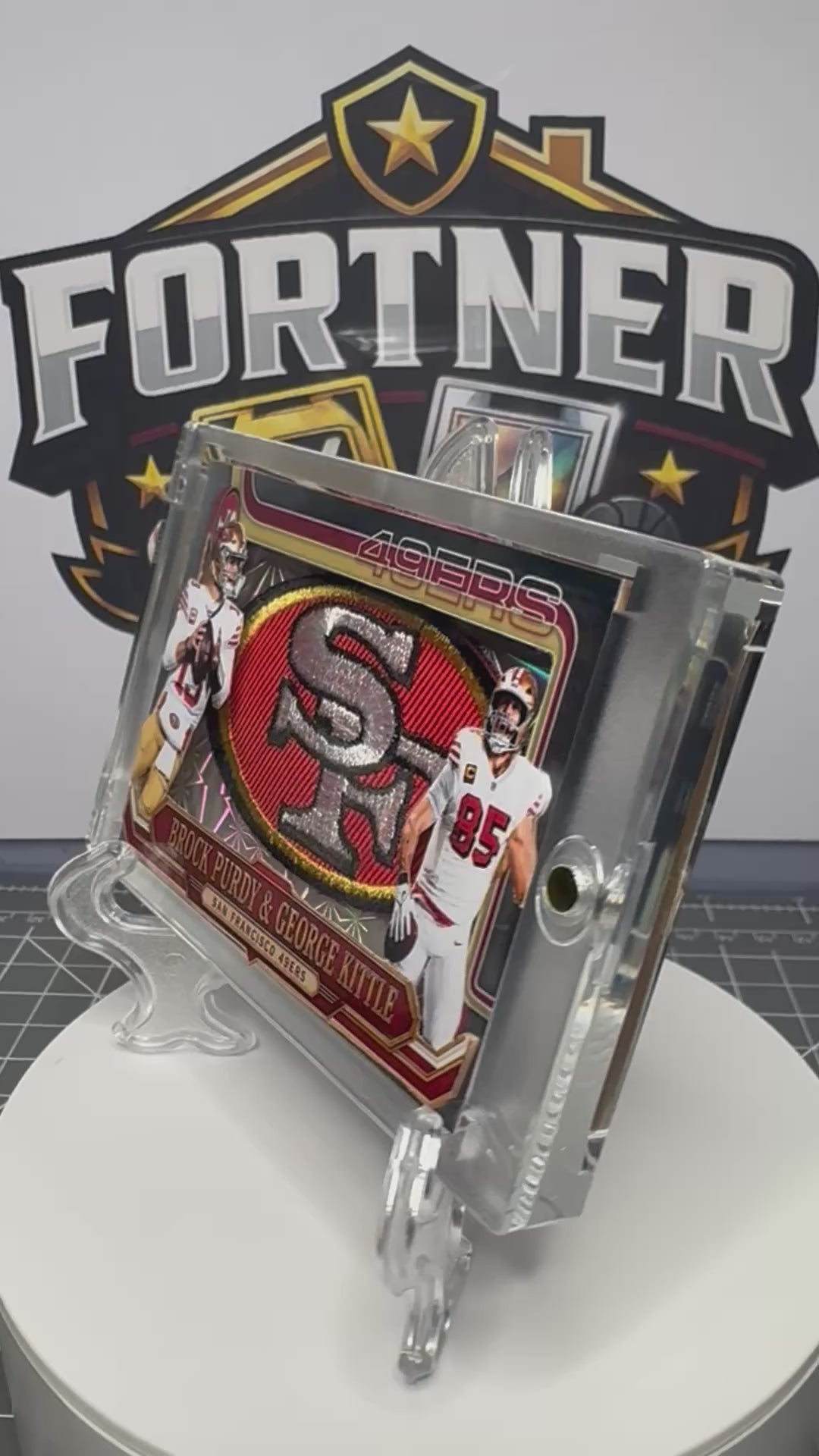 Brock Purdy & George Kittle | San Francisco 49ers | 1/1 Custom Card | Brothers. Leaders. Winners. Edition