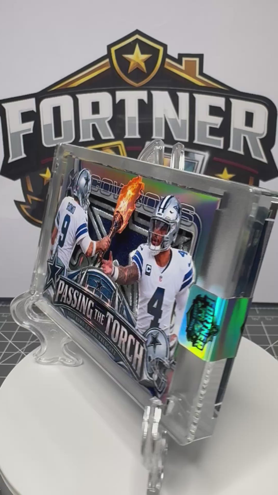 Dak Prescott College/ Tony Romo Torch / Michael Jordan & Kobe Bryant | 3-Card Bundle | 1/1 Custom Cards
