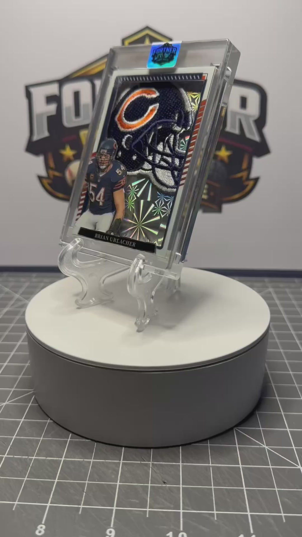 Brian Urlacher | Bears | 1/1 Custom Card | Hall of Fame Edition