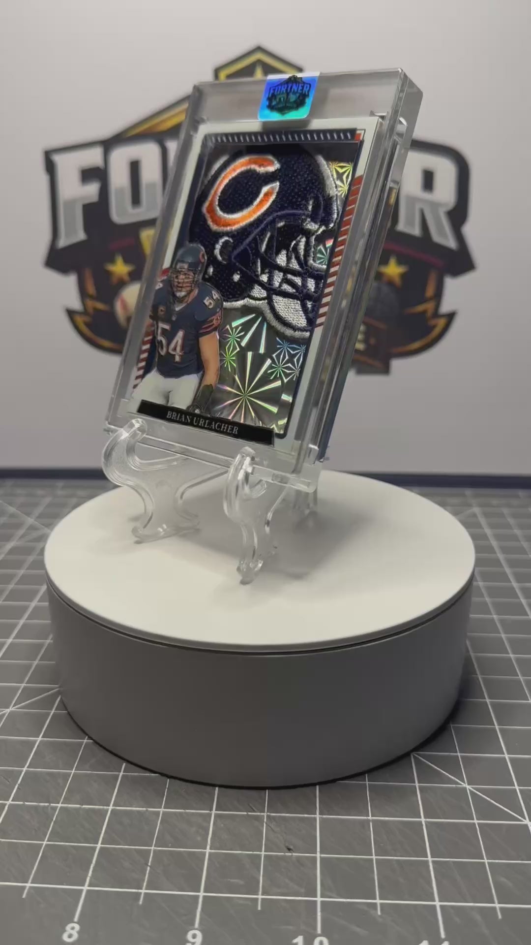 Brian Urlacher | Bears | 1/1 Custom Card | Hall of Fame Edition