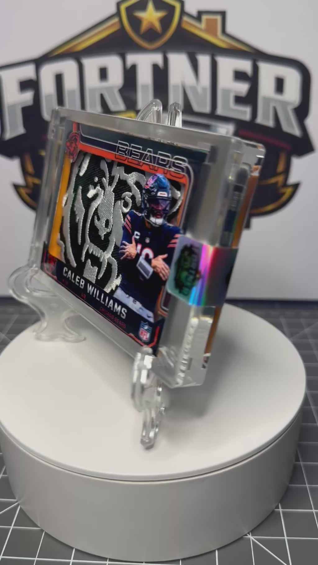 Caleb Williams | Chicago Bears | 1/1 Custom Card | Iceman Edition