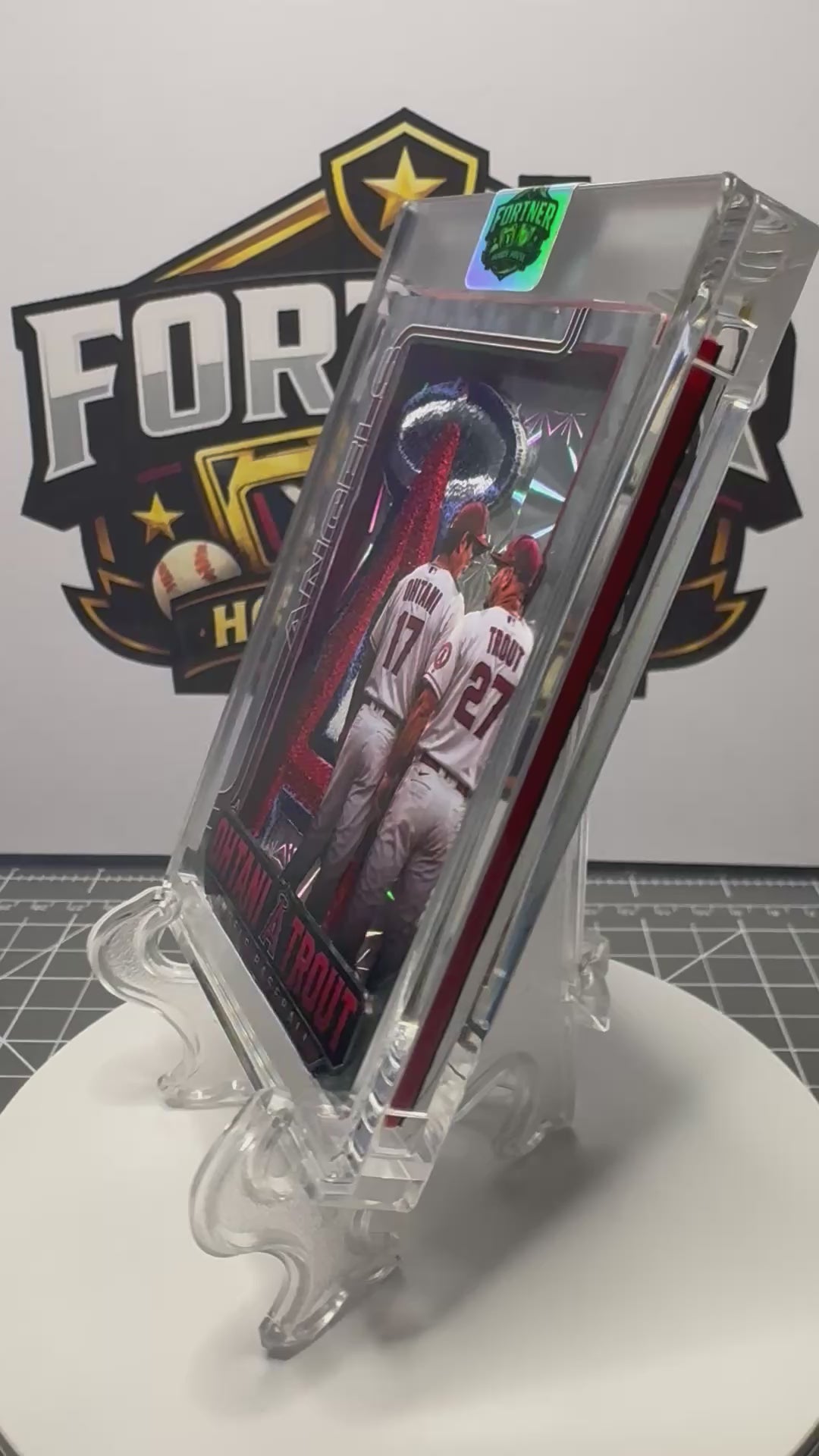 Shohei Ohtani & Mike Trout | Los Angeles Angels | 1/1 Custom Card | Angels Among Us Edition