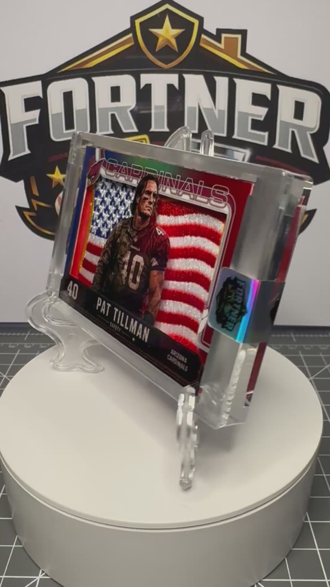 Pat Tillman | Arizona Cardinals | 1/1 Custom Card | American Hero Edition