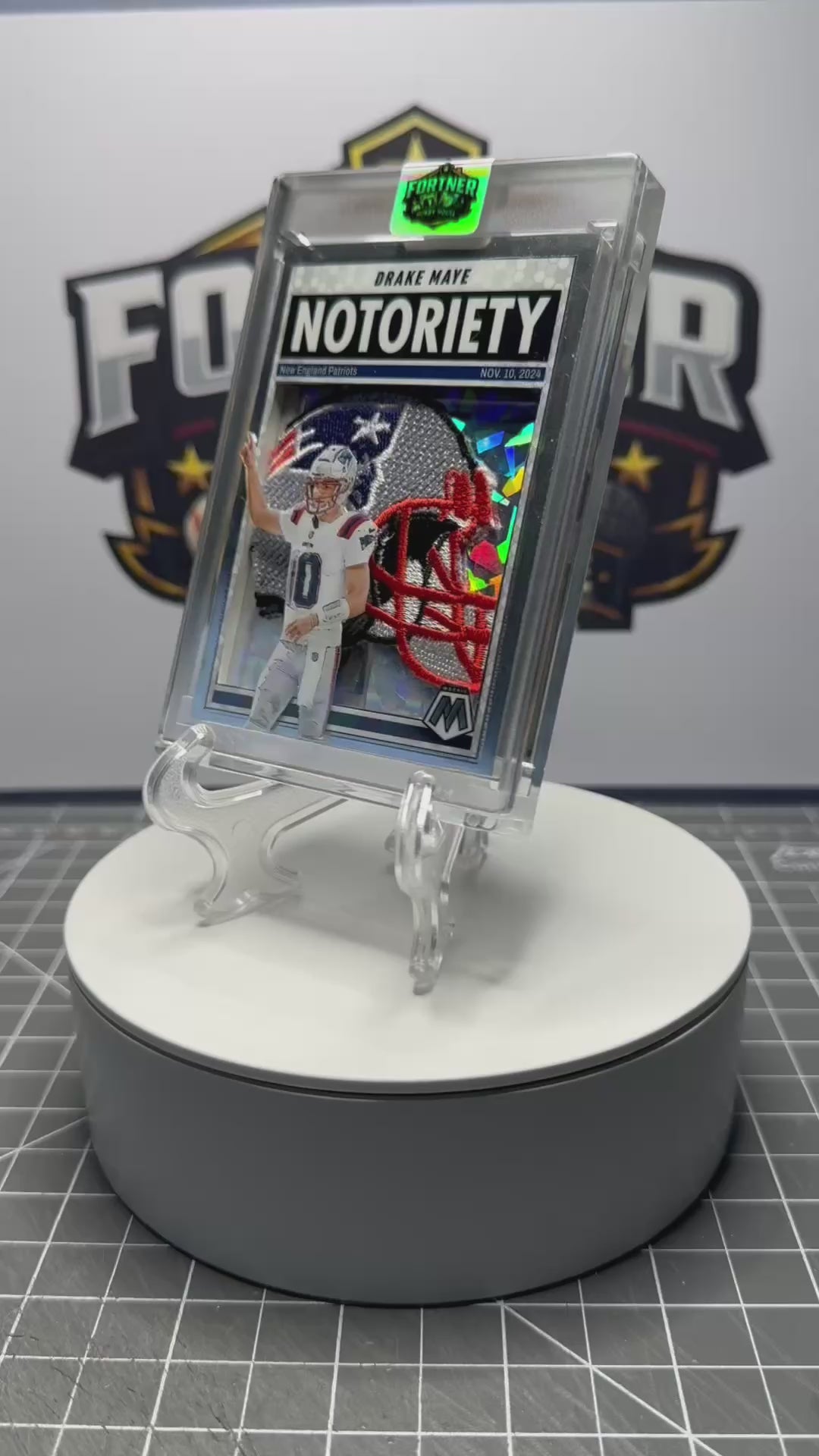 Drake Maye | Patriots | 1/1 Custom Card | Notoriety Edition
