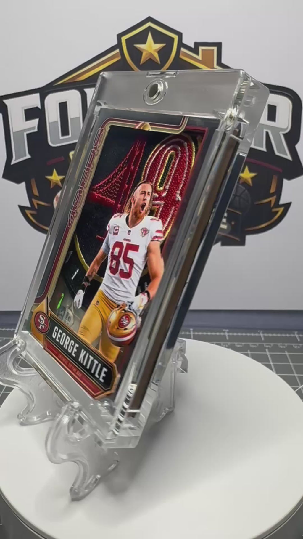 George Kittle | San Francisco 49ers | 1/1 Custom Card | Faithful to the Bay Edition