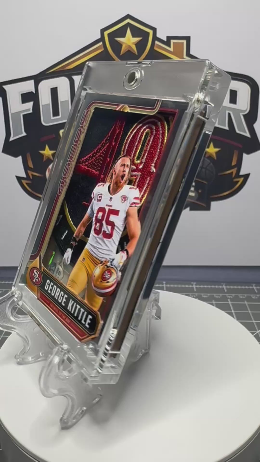 George Kittle | San Francisco 49ers | 1/1 Custom Card | Faithful to the Bay Edition