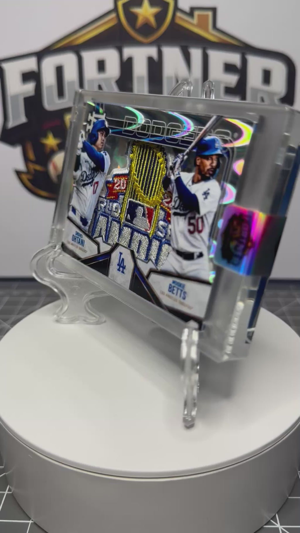Shohei Ohtani & Mookie Betts | Los Angeles Dodgers | 1/1 Custom Card | 2024 World Series Champions Edition