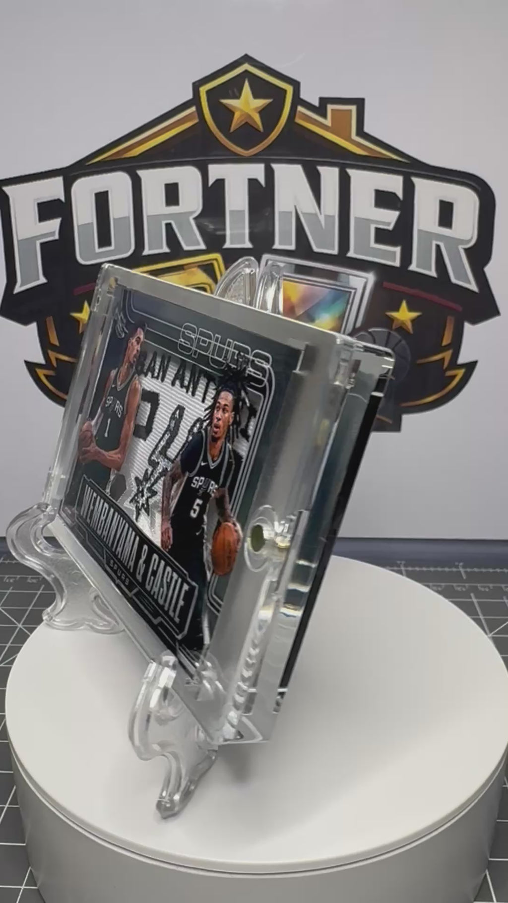 Victor Wembanyama / Stephon Castle | Spurs | 1/1 Custom Card | Towering Presence Limitless Potential