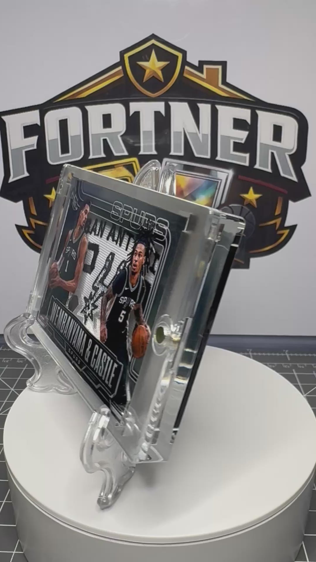 Victor Wembanyama / Stephon Castle | Spurs | 1/1 Custom Card | Towering Presence Limitless Potential