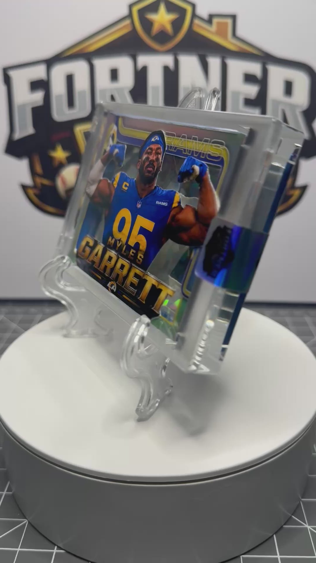 Myles Garrett | Los Angeles Rams | 1/1 Custom Card | New Bad Man in LA Edition