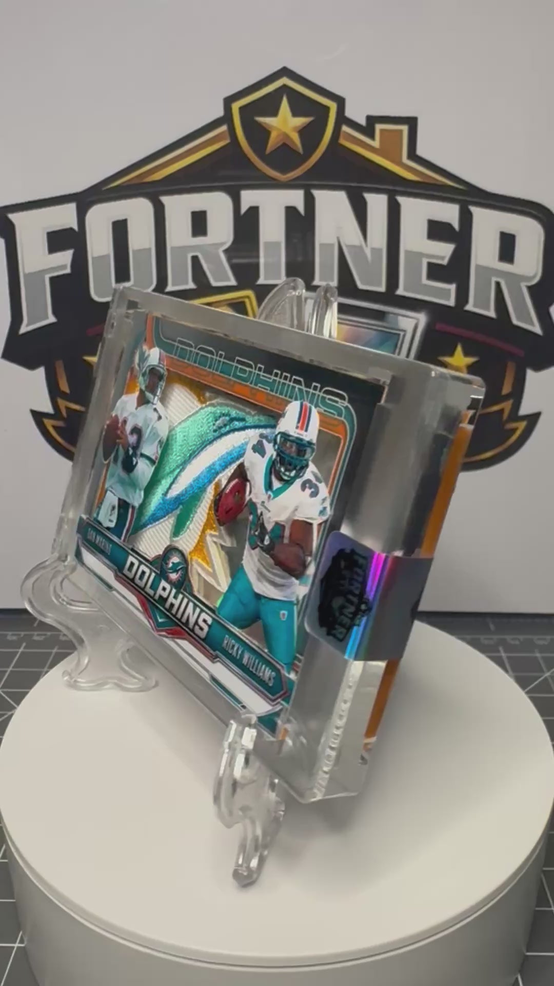 Dan Marino & Ricky Williams | Miami Dolphins | 1/1 Custom Card | Alternate Timeline Edition