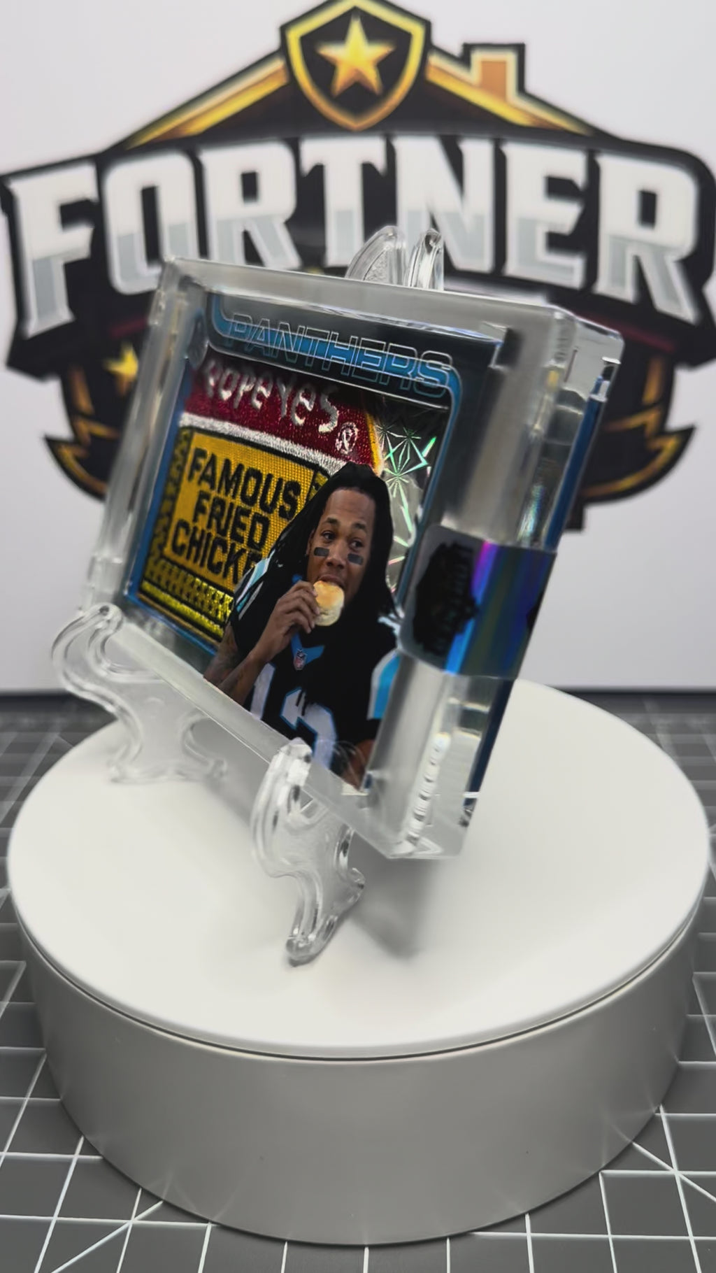 Kelvin Benjamin | Carolina Panthers | 1/1 Custom Card | Biscuit Bandit  Edition
