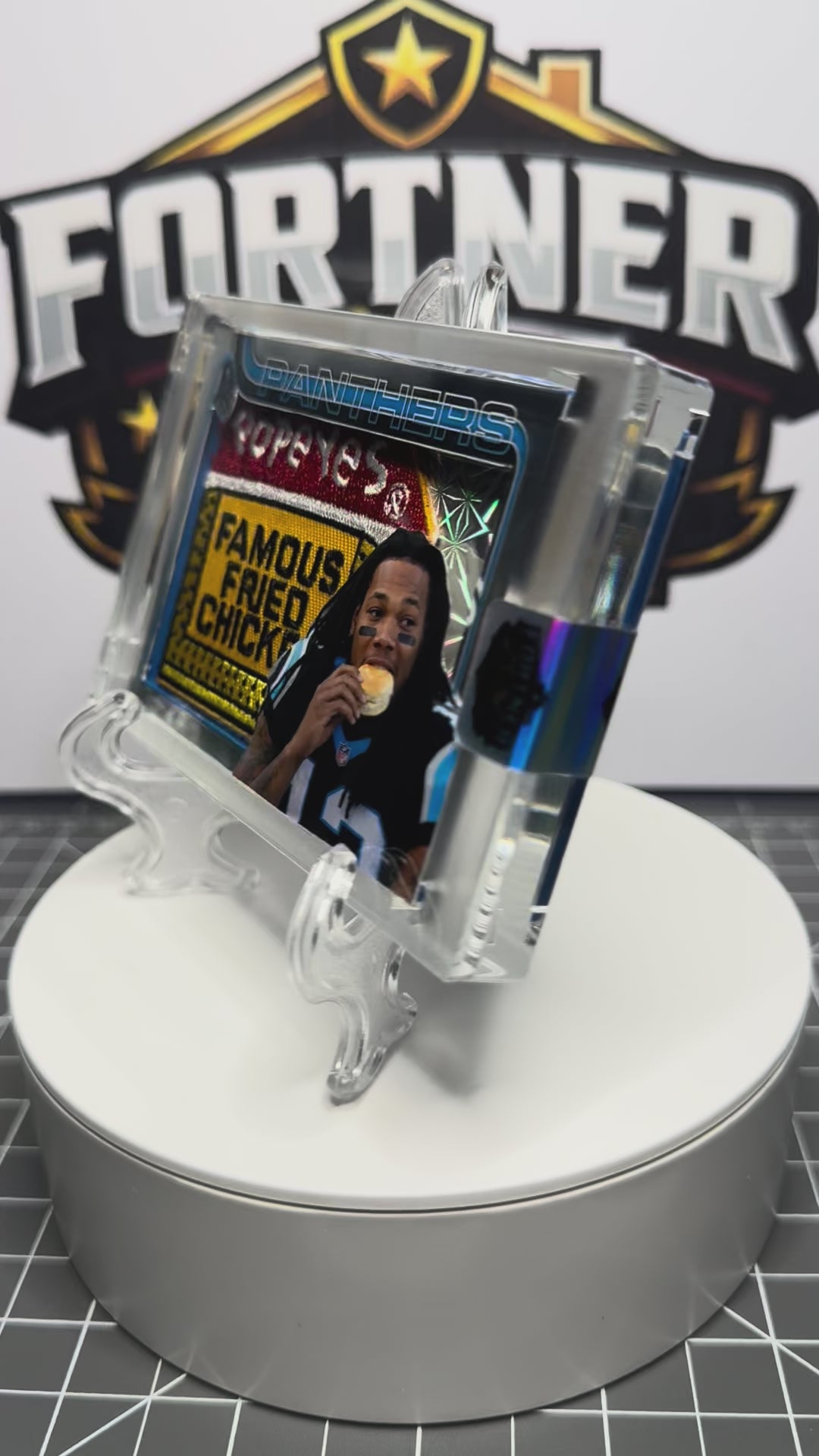 Kelvin Benjamin | Carolina Panthers | 1/1 Custom Card | Biscuit Bandit  Edition