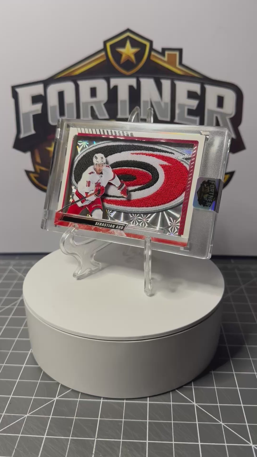 Sebastian Aho | Hurricanes| 1/1 Custom Card | Eye of the Canes Edition
