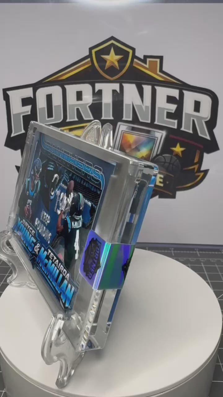 Bryce Young & Tetairoa McMillan | Carolina Panthers | 1/1 Custom Card | Carolina Connection