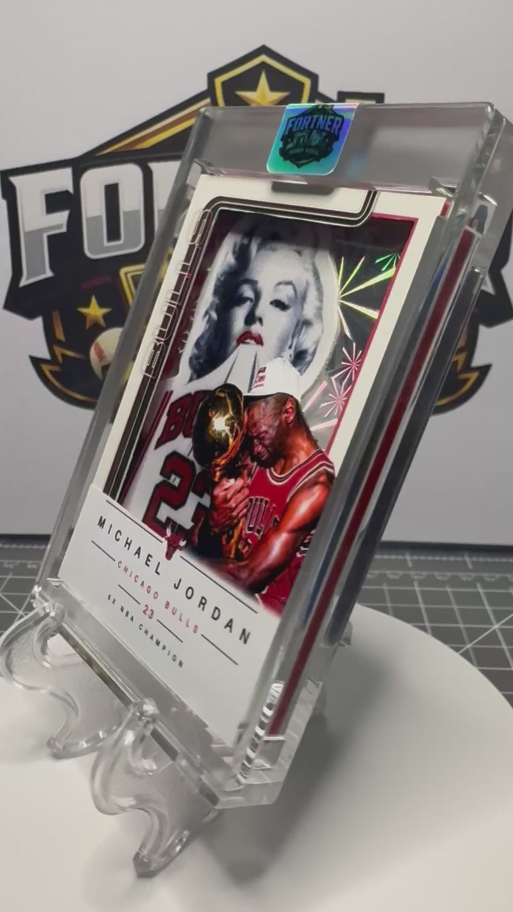 Michael Jordan | Chicago Bulls | 1/1 Custom Card | Champion Monroe Edition