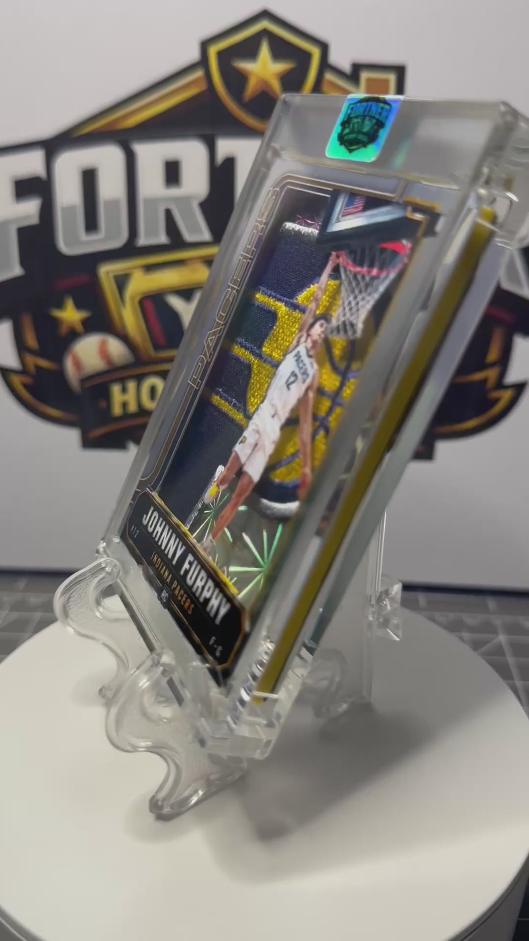 Johnny Furphy | Indiana Pacers | 1/1 Custom Card | Rookie Rise Edition