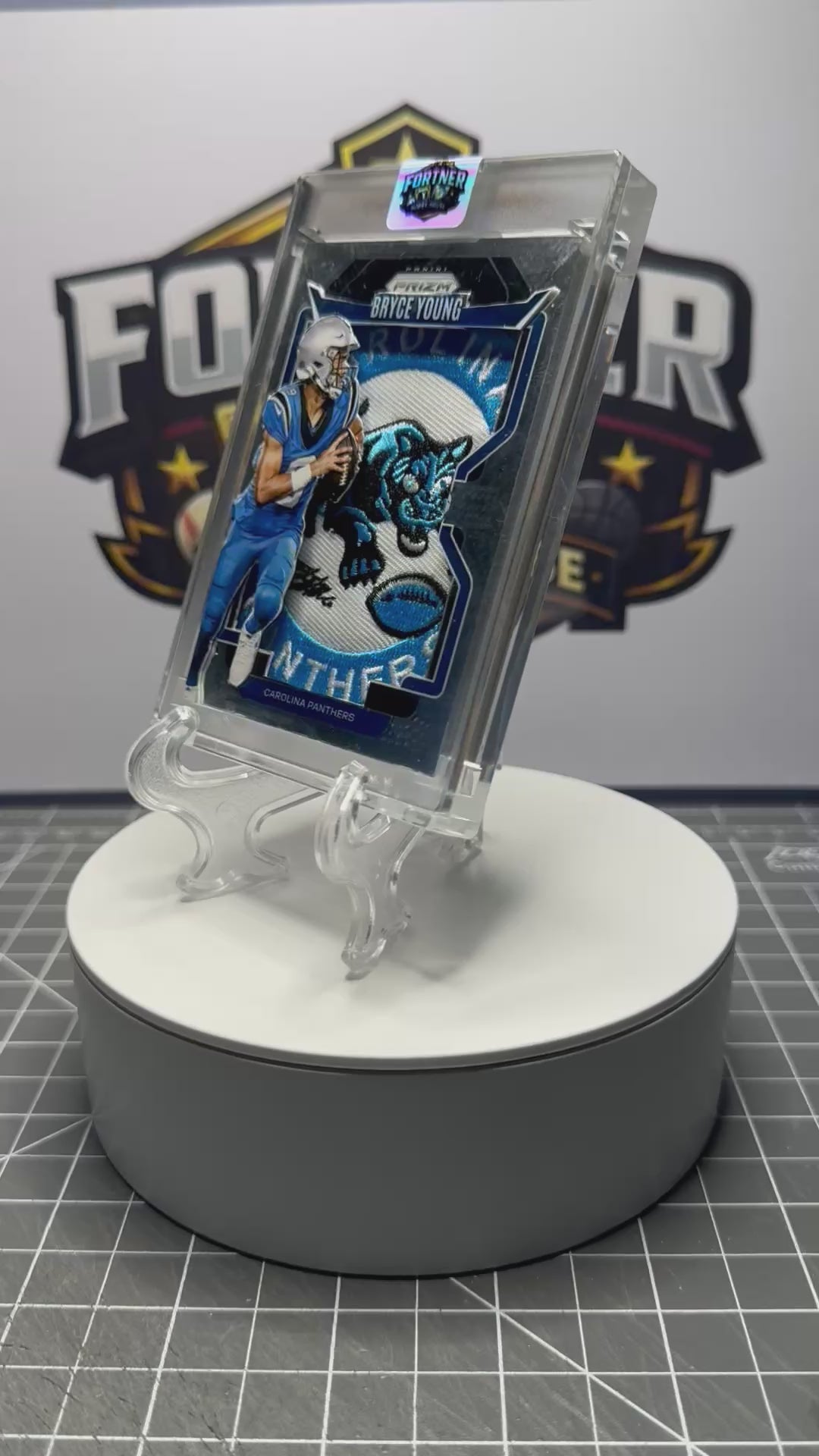 Bryce Young | Panthers | 1/1 Custom Card | Throwing Dots Edition