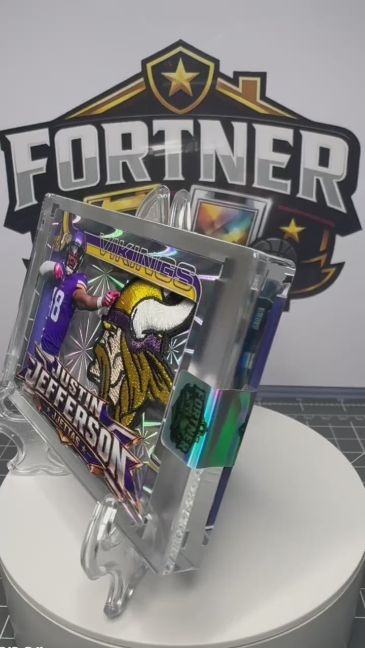 Justin Jefferson | Minnesota Vikings | 1/1 Custom Card | JJettas
