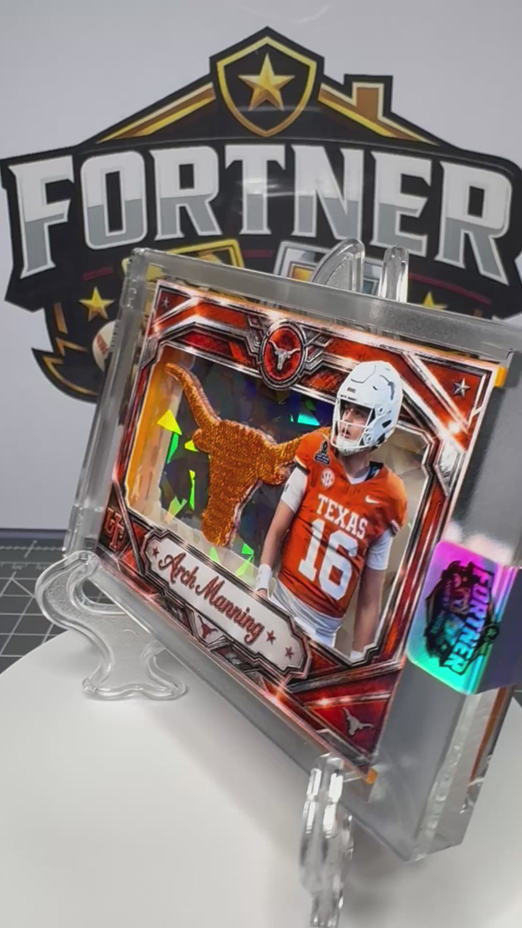 Arch Manning | Texas Longhorns | 1/1 Custom Card | Longhorn Edition