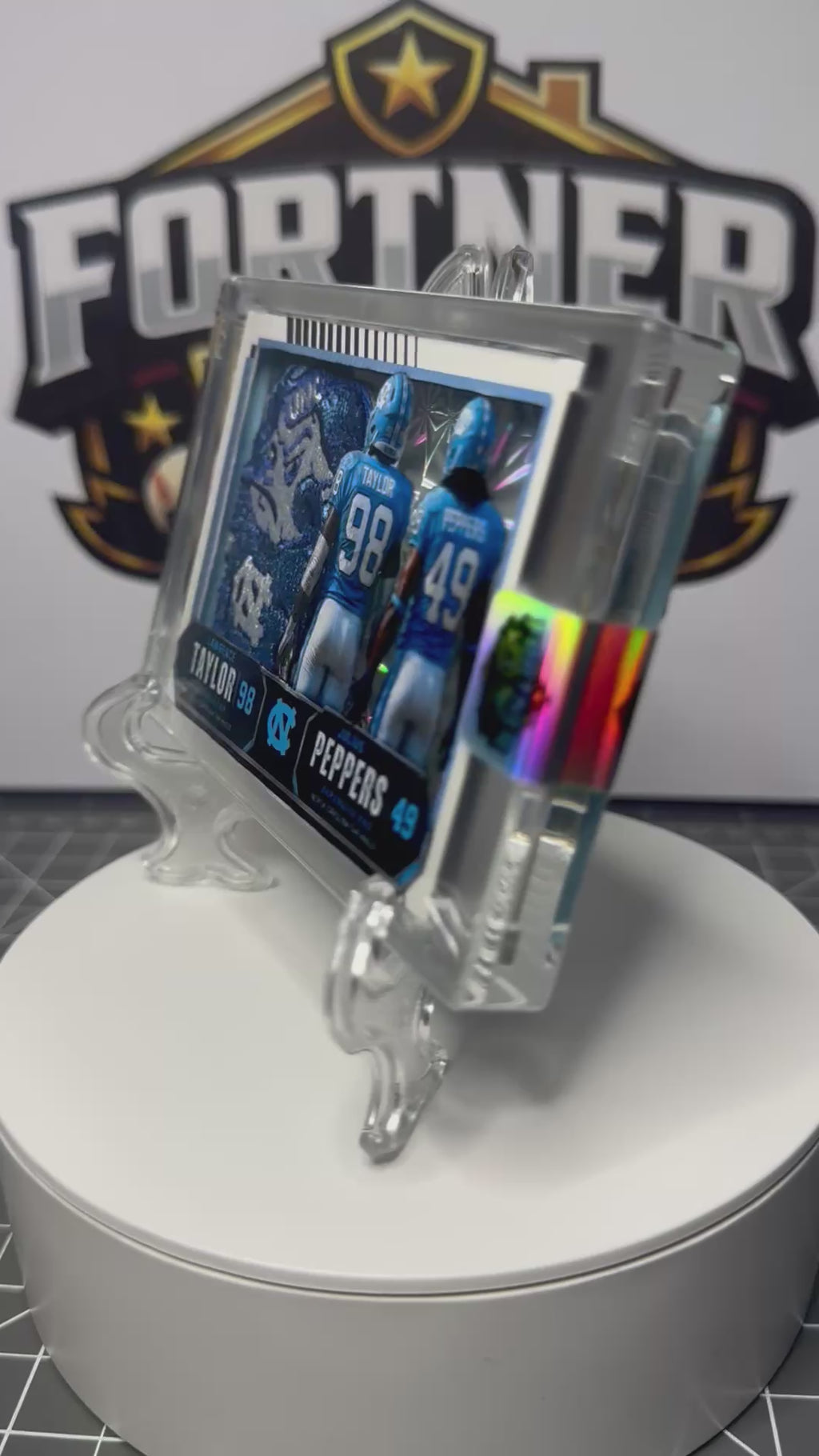 Lawrence Taylor & Julius Peppers | North Carolina | 1/1 Custom Card | Legends United Edition