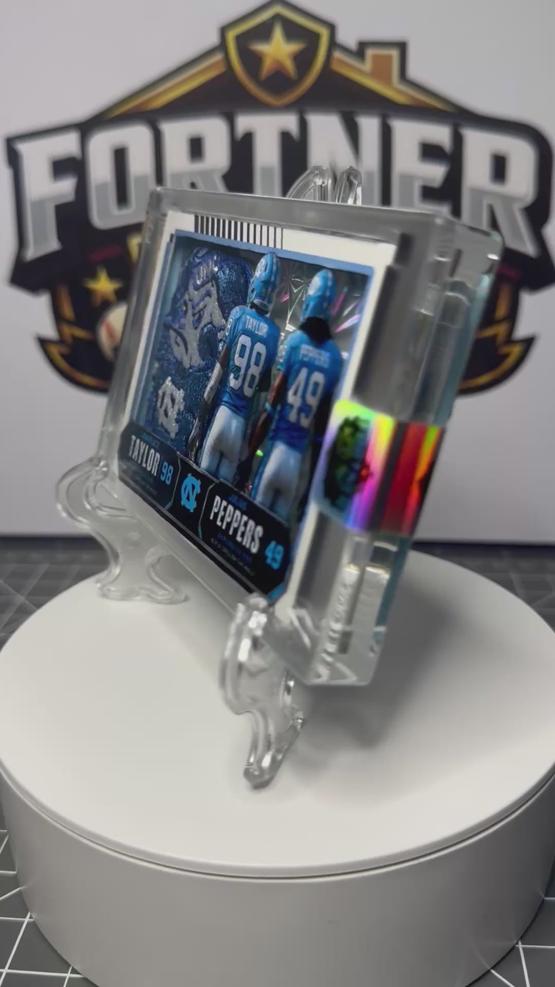 Lawrence Taylor & Julius Peppers | North Carolina | 1/1 Custom Card | Legends United Edition