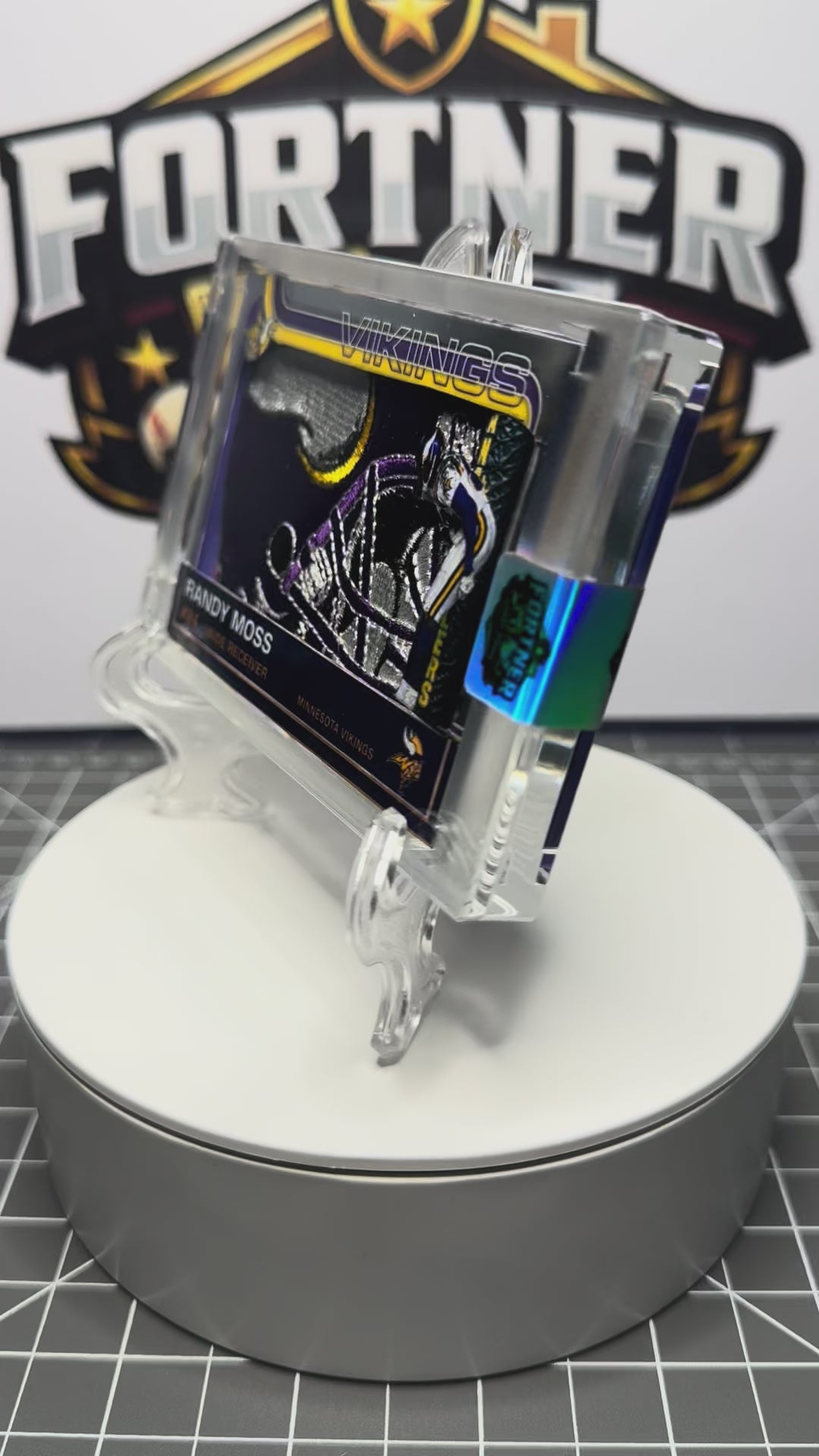 Randy Moss | Minnesota Vikings | 1/1 Custom Card | Shoot the Moon Edition