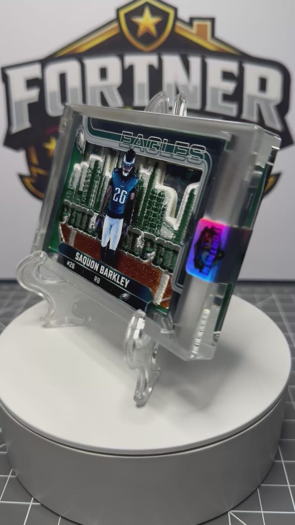 Saquon Barkley | Philadelphia Eagles | 1/1 Custom Card | Run This Town Edition