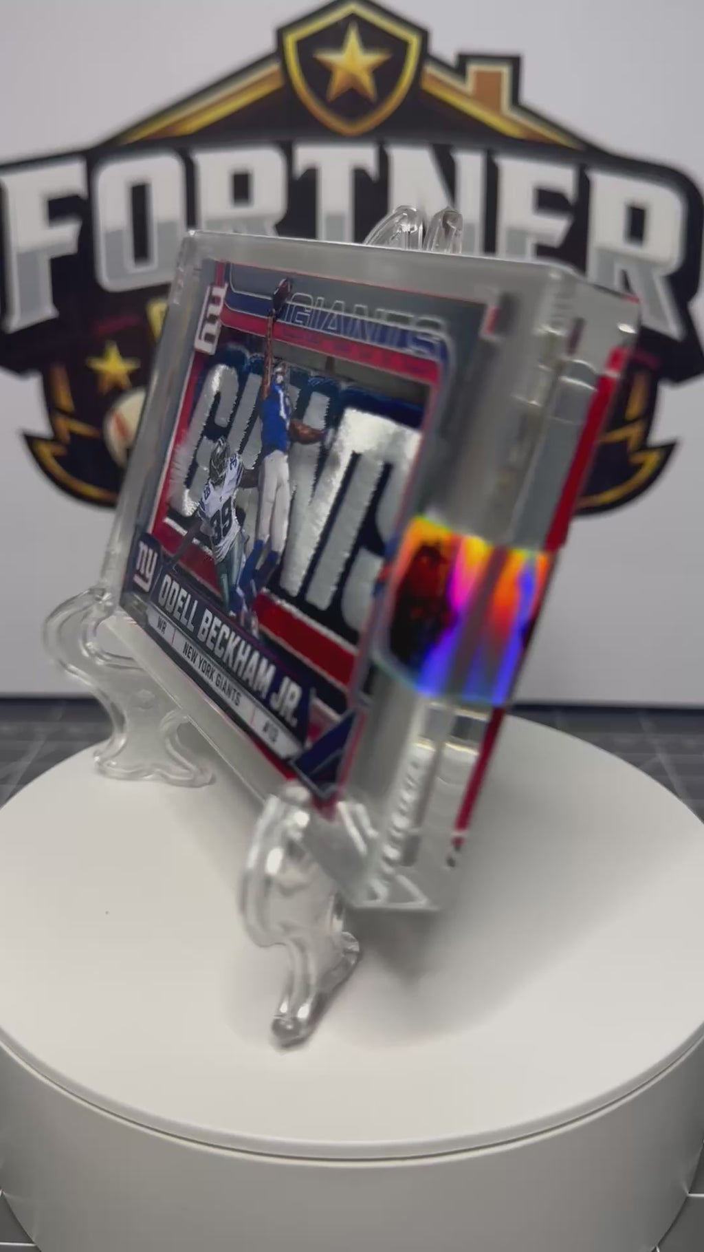 Odell Beckham Jr. | New York Giants | 1/1 Custom Card | One Hand Wonder Edition