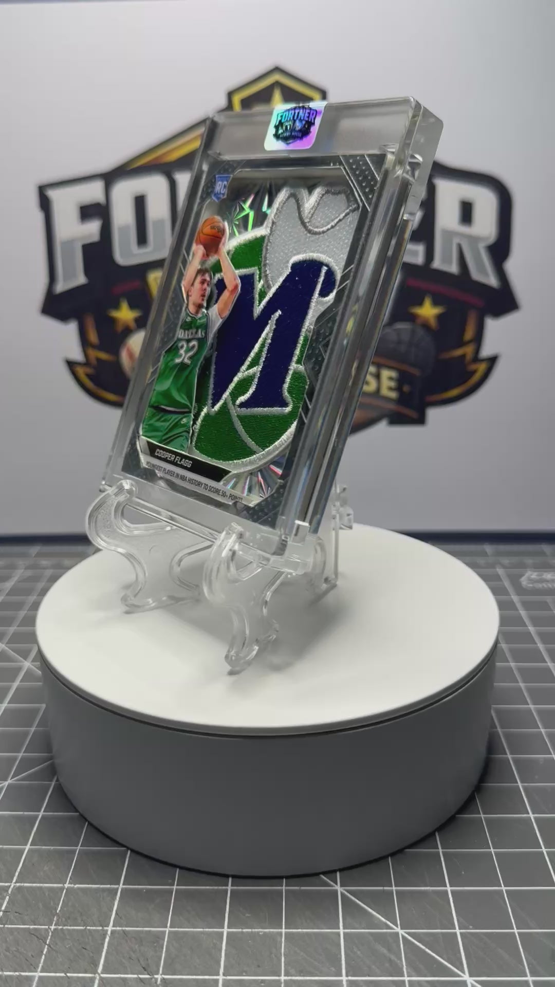 Cooper Flagg | Mavericks| 1/1 Custom Card | Texas Edition
