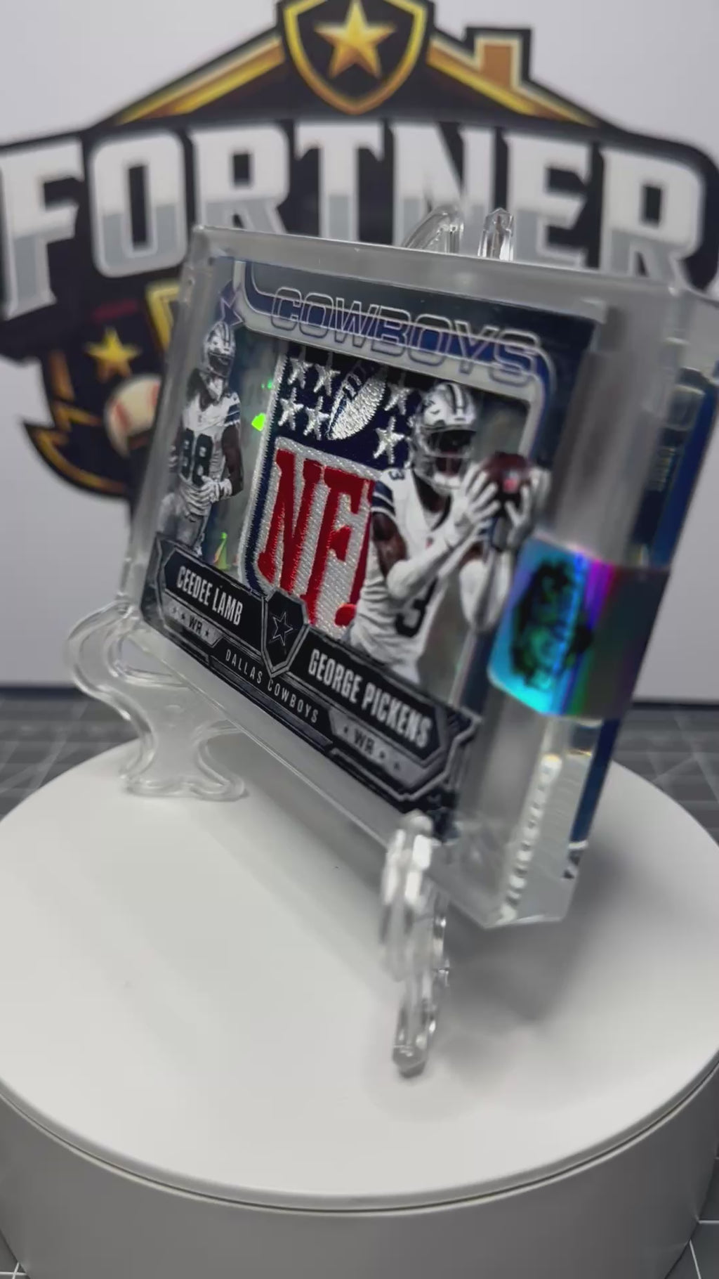 CeeDee Lamb & George Pickens | Dallas Cowboys | 1/1 Custom Card | America’s Team Edition